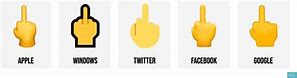 Image result for Printable Middle Finger Emoji