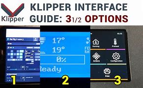 Image result for Klipper LCD Menu