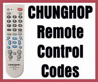Image result for Chunghop Universal Remote Codes