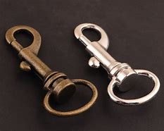 Image result for Small Silver Metal Lanyard Key Chain Hooks