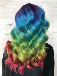 Image result for Rainbow Ombre Hair