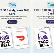 Image result for Door Dash Gift Card Taco Bell