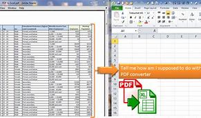 Image result for How to Convert PDF to Excel without Converter
