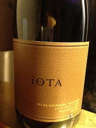 Image result for Iota Pinot Noir Pelos Sandberg