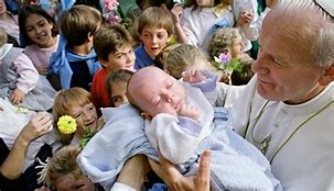 Image result for Pope John Paul II with Children