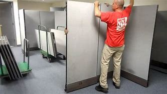 Image result for How to Connect Cubicle Walls