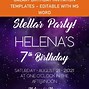 Image result for Free Printable Galaxy Invitations