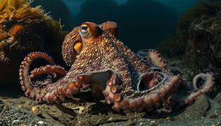 Image result for Red Octopus Underwater