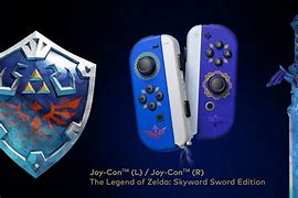 Image result for Nintendo Switch Zelda Joy Cons