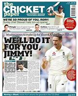 Image result for Newspaper Article About Cricket