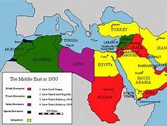 Image result for British Empire Middle East Borders