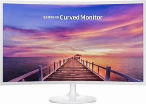 Image result for Samsung 32 Monitor Glossy White Curved