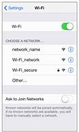 Image result for iOS 6 Wi-Fi Settings
