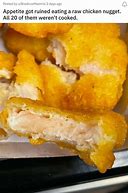 Image result for Undercooked Chicken Nuggets
