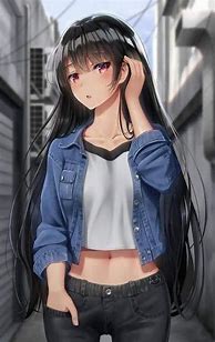 Image result for Anime Girl Long Hair