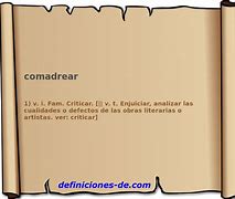 Image result for comadrear