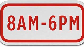 Image result for 8 AM Open and 8 Pm Close. Sign