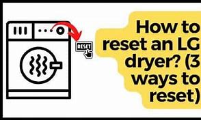 Image result for Hard Reset LG Dryer