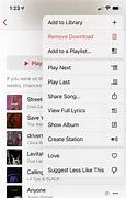 Image result for Apple Music Menu