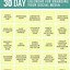 Image result for 31 Day Day Challenge Calendar