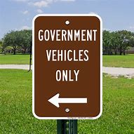 Image result for Government Vehicle Parking Signs