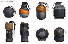 Image result for Sci-Fi Grenade Concept Art