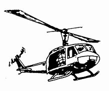 Image result for Huey Helicopter Outline
