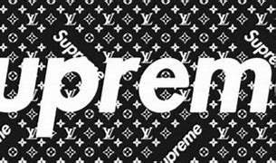 Image result for Supreme LV Logo Black and White