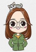 Image result for Cartoon Girl with Glasses