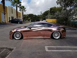 Image result for Satin Black Car Wrap Rose Gold Accents