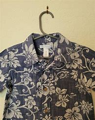 Image result for Vintage Old Navy Blue Hawaiian Print Shirt
