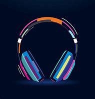 Image result for Headphones Colorful Drawing
