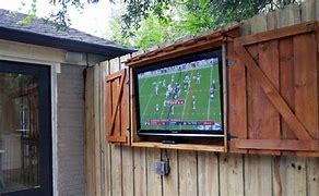Image result for Custom Outdoor TV Cabinet