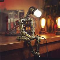 Image result for Robot Shaped Lamp