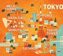 Image result for Tokyo Tourist Map English