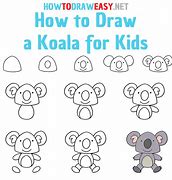 Image result for Cute Koala Drawing Easy Deforestaiton