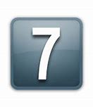 Image result for Number 7 Transparent Icon