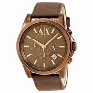 Image result for Armani Exchange Leather Watch