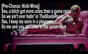 Image result for Nicki Minaj Good Form Lyrics