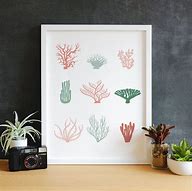 Image result for Coral Wall Art