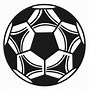 Image result for Soccer Ball Silhouette