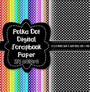 Image result for Polka Dot Scrapbook Paper
