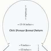 Image result for Pioneer Bonnet Pattern