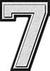 Image result for Numeral 7