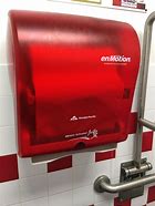 Image result for Red Paper Towel Dispenser