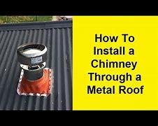 Image result for Metal Roof Chimney Kit