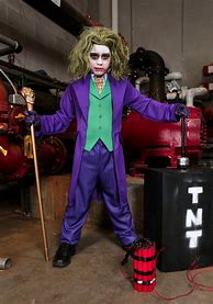 Image result for The Joker the Dark Knight Costume