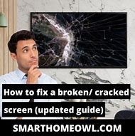 Image result for How to Fix a Cracked TV Screen