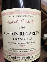 Image result for Vincent Girardin Corton Renardes Vieilles Vignes