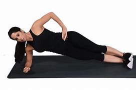 Image result for Side Plank Knee Bent